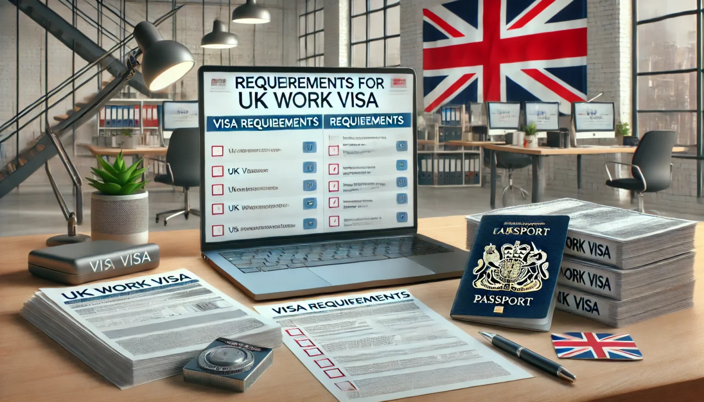 Requirements for UK work visa